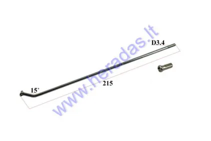 Stipinas motociklo 18colių (18 colių) ratlankiui L215 D3.4 15laipsnių