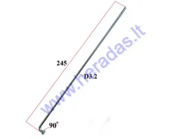 Stipinas motociklo 18colių (18 colių) ratlankiui L245 D3.2 90laips