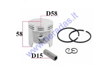 PISTON KIT FOR STIHL MS070 D58 PIN15