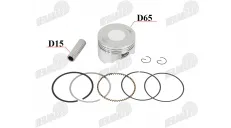 Stūmoklis žiedai ATV keturračio, motociklo 250cc D65,5 CB250 ZONGSHEN