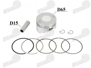 Stūmoklis žiedai ATV keturračio, motociklo 250cc D65,5 CB250 ZONGSHEN