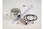 Piston, ring set for ATV quad bike 50cc 2-stroke