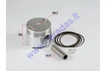 Piston, ring set for ATV quad bike 150cc