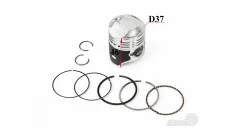Piston rings for motorcycle scooter 50cc D37 fits DB50PRO