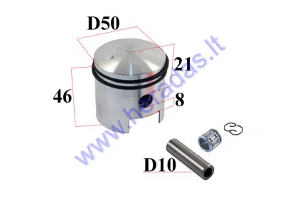 Piston rings for MOTORCYCLE 100cc 2T