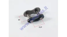 Split link for motorcycle chain type 420