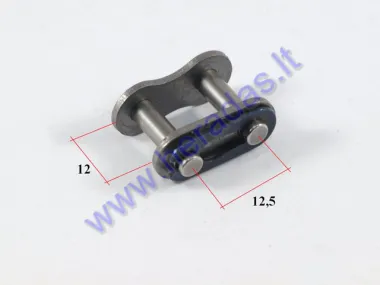 Split link for motorcycle chain type 428