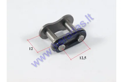 Split link for motorcycle chain type 428