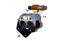 Front brake caliper for motorcycle rear GY6  125cc with locking system