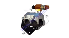 Front brake caliper for motorcycle rear GY6  125cc with locking system