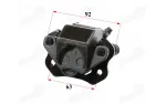Rear brake caliper of right side for quad bike, motorcycle fits HIMOTO HM4