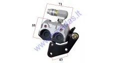 Caliper brake for motorcycle, scooter front 2-piston ROMET 747