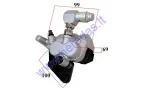 Caliper brake for motorcycle, scooter front 2-piston ROMET 747