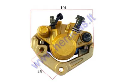 BRAKE CALIPER FOR SCOOTER 1 CYLINDER 43mm between screws