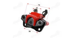 Front brake caliper of left side for quad bike, motorcycle fits HIMOTO HM4