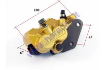 Front brake caliper for motorcycle