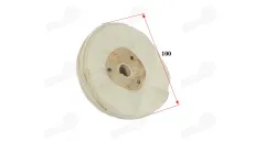 Švelnus poliravimo diskas užbaigimui 100mmx20mm