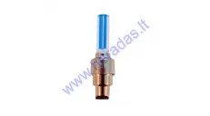 Flash valve sealing cap 1pcs blue, flashes when car, bicycle, motorcycle or quad bike moves