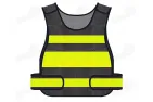 Reflective vest, one size fits all
