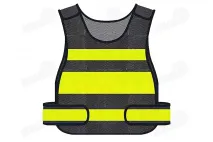 Reflective vest, one size fits all