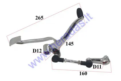 Gear shift lever for motorcycle, moped Junak, Fosti