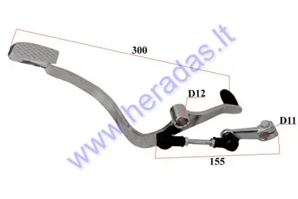 Svirtis bėgių pavarų perjungimo motociklo, mopedo  Suzuki GT 185 kojelė 35603-05700