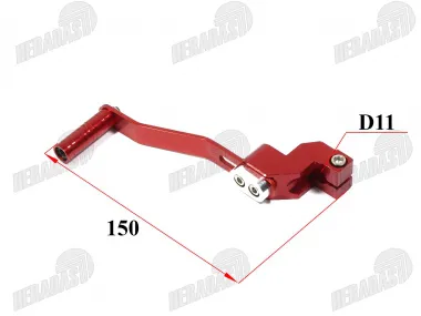 Svirtis bėgių perjungimo motociklo reguliuojamo ilgio