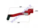 Gear shifter lever for motorcycle adjustable length