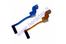 Gear shifter lever for motorcycle adjustable length