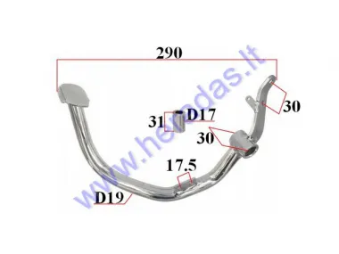 Gear shift lever for motorcycle, moped, scooter Fighter 2