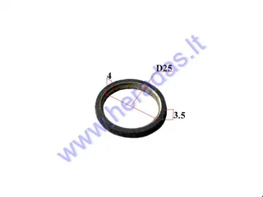EXHAUST GASKET RING 50cc  25x34x5 25/34/5 GY6