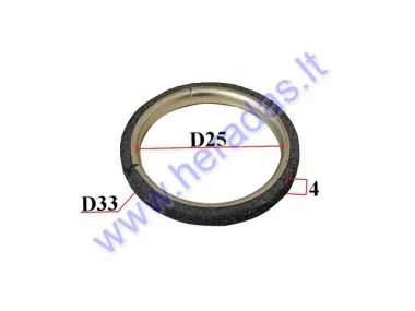 Exhaust gasket ring Cagiva City 50cc, Keeway, Peugeot,Honda  33x25x4 33/25/4