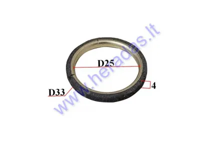 Exhaust gasket ring Cagiva City 50cc, Keeway, Peugeot,Honda  33x25x4 33/25/4