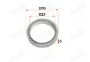 Exhaust muffler gasket fits RUBI50, FLASH50