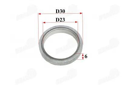 Exhaust muffler gasket fits RUBI50, FLASH50