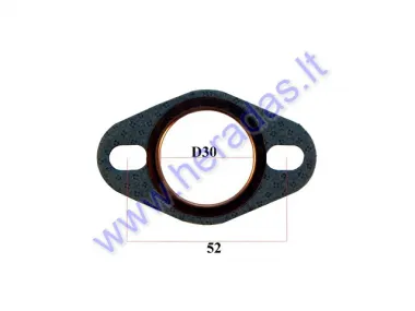 EXHAUST GASKET Minarelli 2T D30 universali