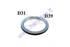 Gasket exhaust ring for 4T quad bike 200-250cc D31 paper-metal