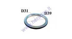 Gasket exhaust ring for 4T quad bike 200-250cc D31 paper-metal