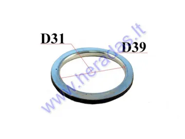 Gasket exhaust ring for 4T quad bike 200-250cc D31 paper-metal