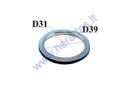 Gasket exhaust ring for 4T quad bike 200-250cc D31 paper-metal