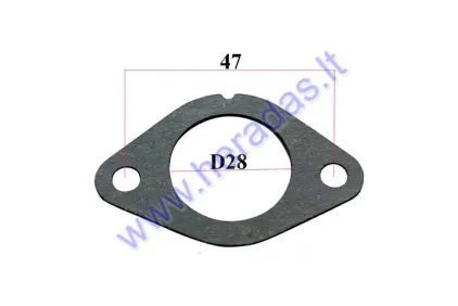 paper gasket carburetor manifold D28 for ATV quad bike 50-125cc