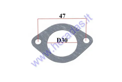 Paper carburetor gasket D30 for ATV Quad Motorcycle 50-125cc