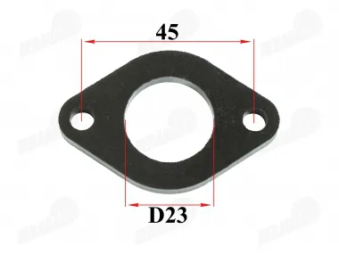 carburetor gasket plastic D23 for moped, motorcycle fits CHAMP MONTANA