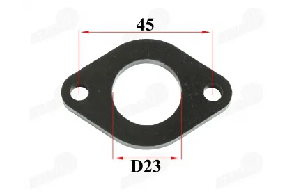 carburetor gasket plastic D23 for moped, motorcycle fits CHAMP MONTANA