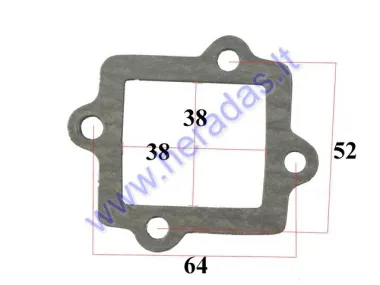 Gasket for valve, diaphragm for scooter 2T Zipp, Keeway