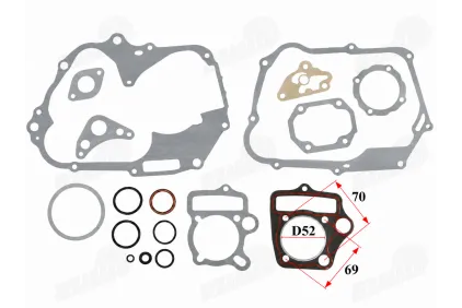 Tarpinės variklio ATV keturračio motociklo 110cc D52 Tarpinės variklio ATV keturračio motociklo 110cc D52