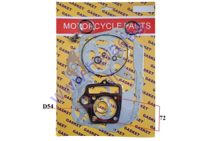ENGINE GASKET SET FOR ATV QUAD BIKE 125cc D54 CYLINDER ENGINE TYPE 154FMB manual gearbox