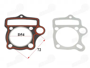 Engine gasket set for ATV quad bike 125cc D54