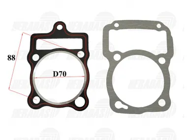 Gasket engine ATV quad motorcycle cylinder D70 air cooled