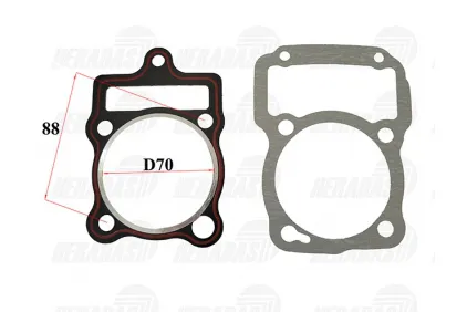 Gasket engine ATV quad motorcycle cylinder D70 air cooled